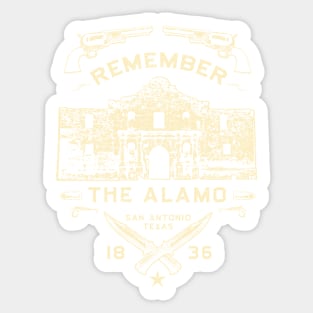 Remember The Alamo San Antonio Texas Pride Sticker